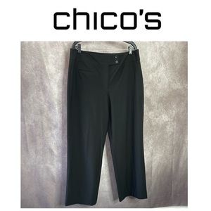 Chicos Black Trousers Size 14